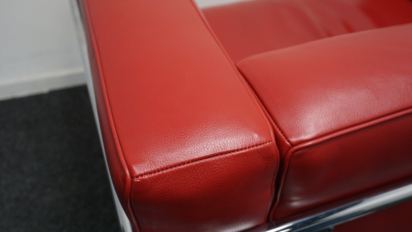 Cassina LC3 Grand Confort, Grand Modèle Design Fauteuil | Rood Leer