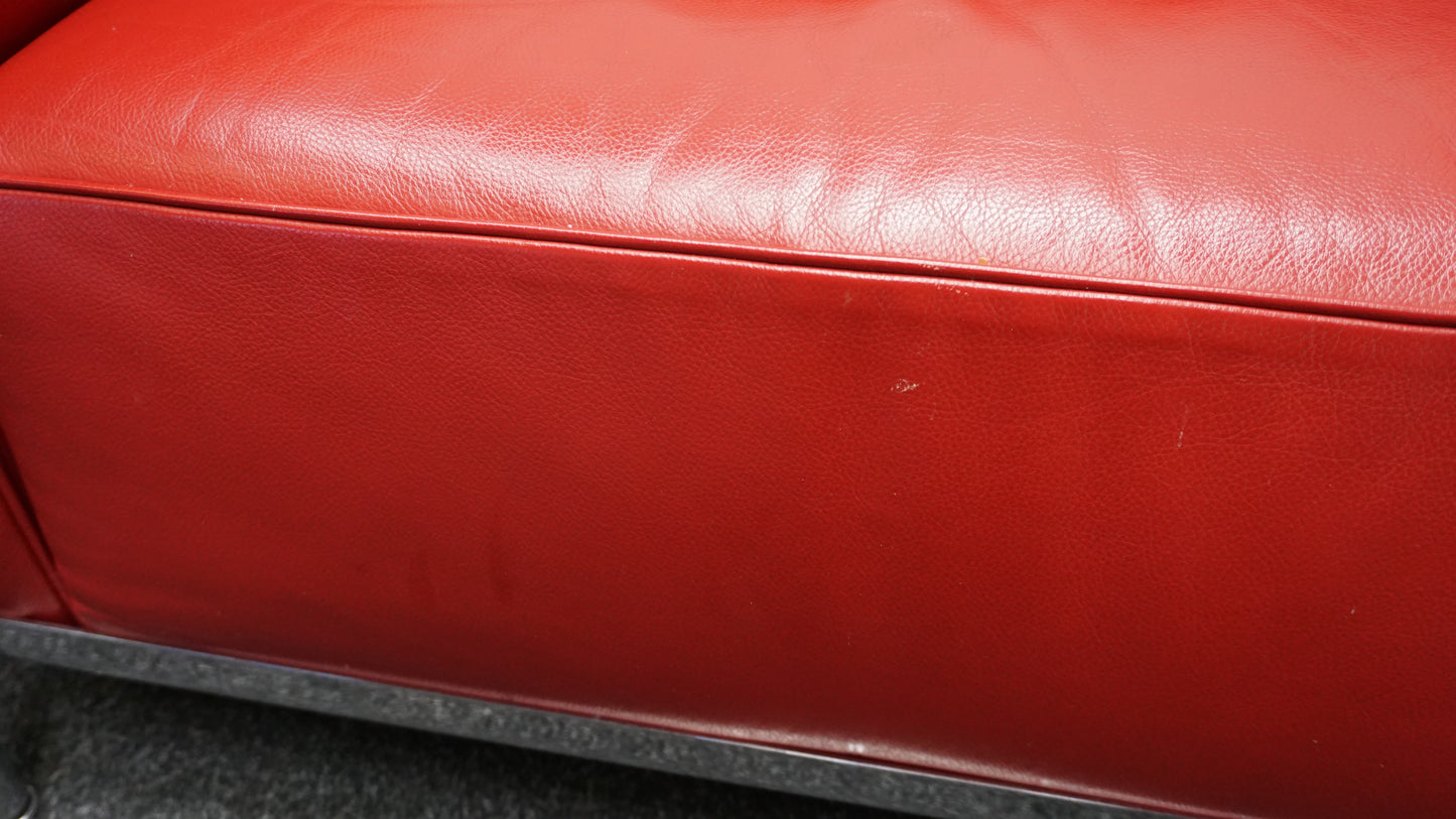 Cassina LC3 Grand Confort, Grand Modèle Design Fauteuil | Rood Leer