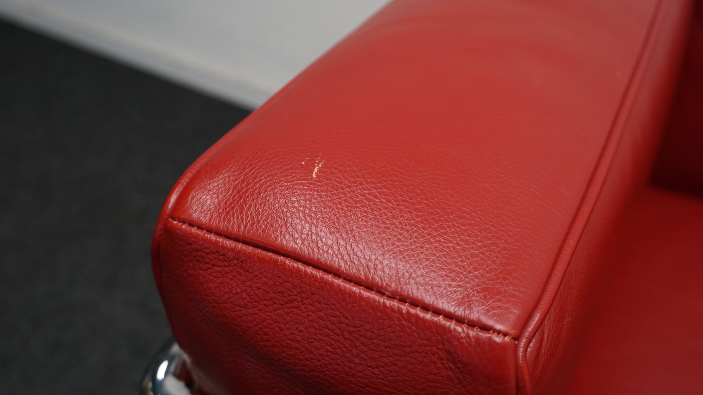 Cassina LC3 Grand Confort, Grand Modèle Design Fauteuil | Rood Leer