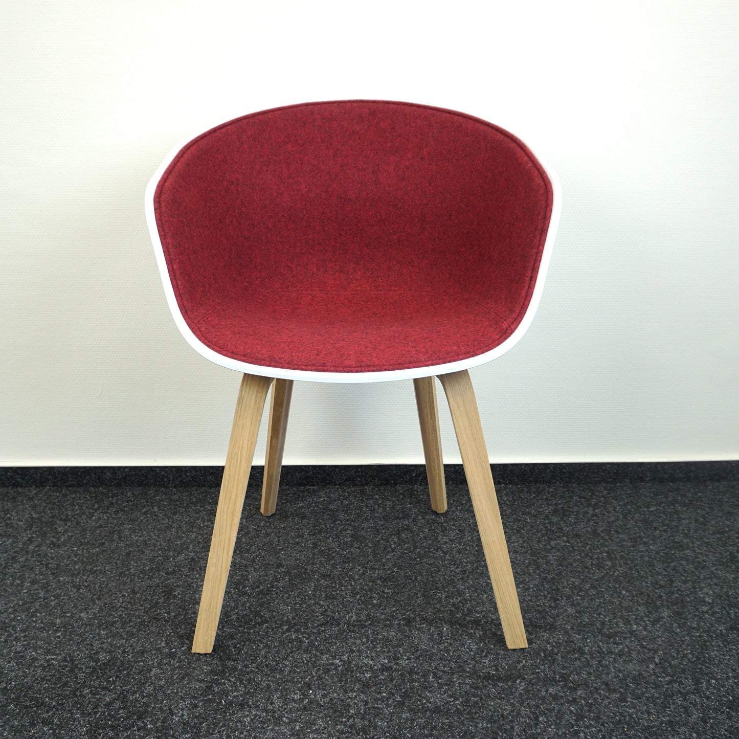 HAY About a Chair AAC 22 Design Stoel | Rood gemêleerd | Nieuw