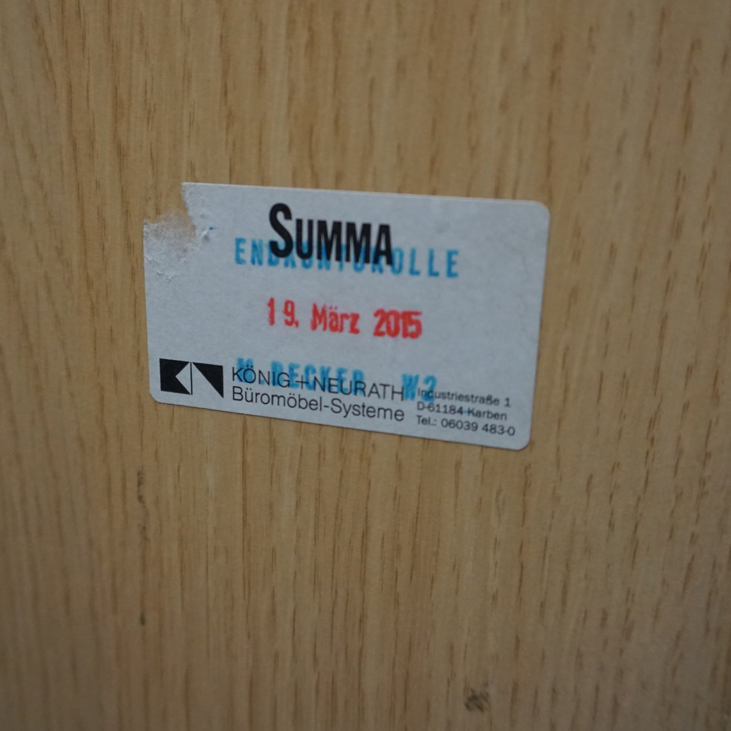 Konig + Neurath Klaptafel Verrijdbaar | 280 x 120 x 90 cm