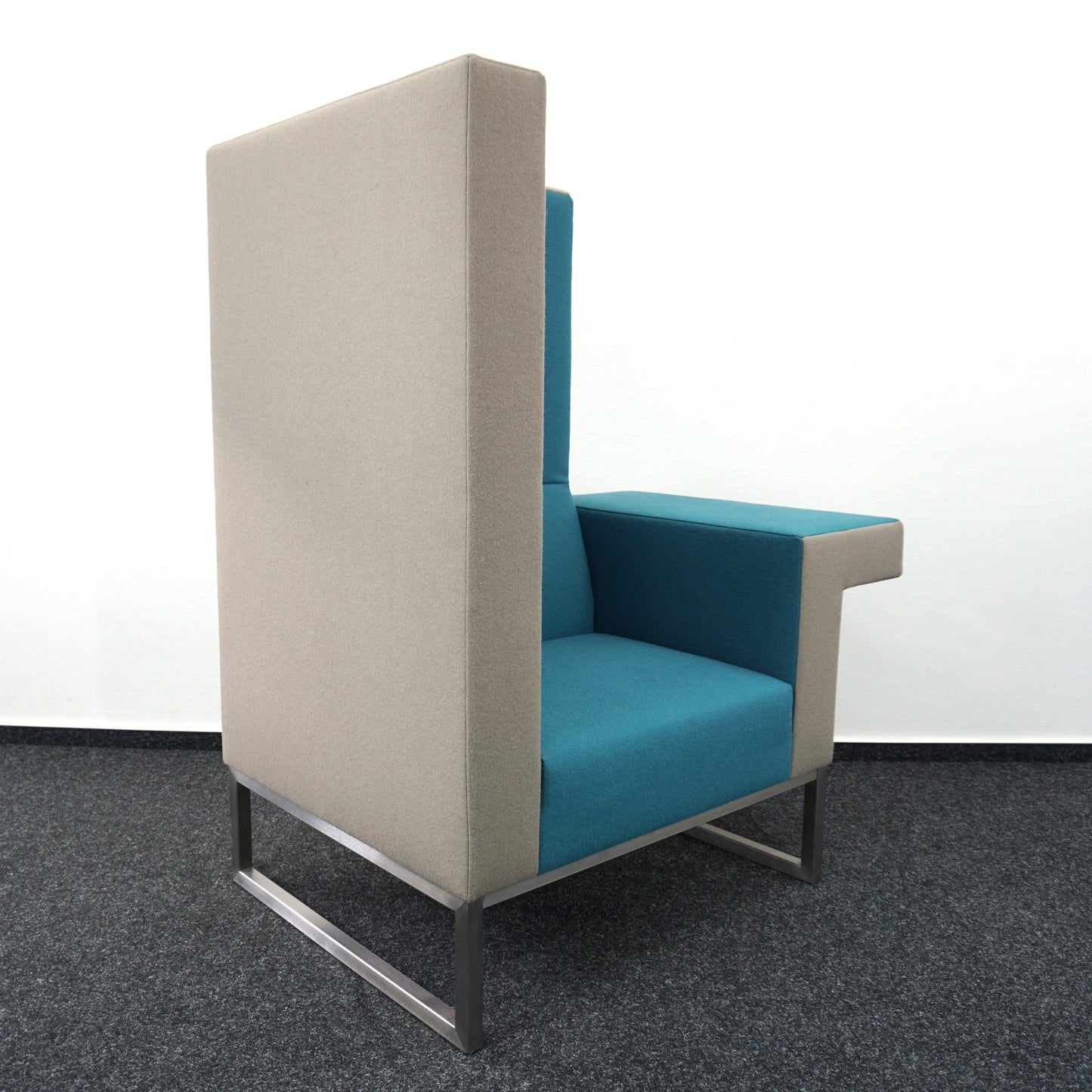 Palau Bricks Design Fauteuil | Akoestische Fauteuil | Blauw / Grijs