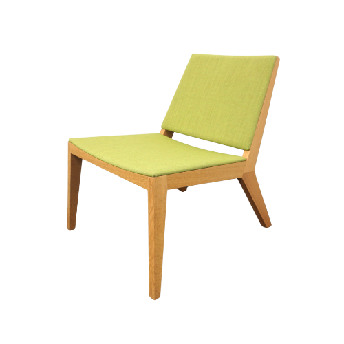 DeVorm Wood Me Design Fauteuil | Lounge Fauteuil | Groen