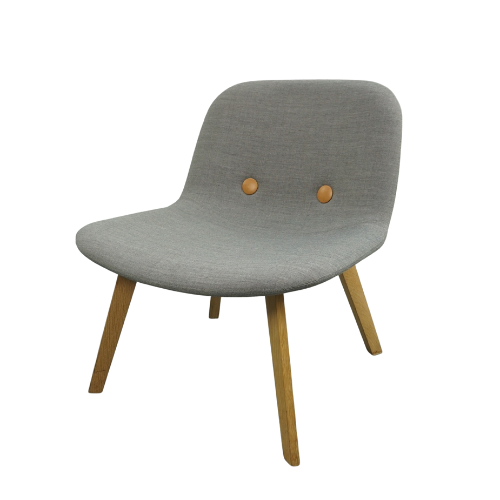 Erik Jørgensen Eyes Design Fauteuil | Lichtgrijs