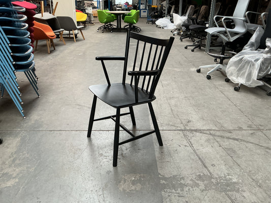 HAY J42 Eiken Design Stoelen | Hout | Zwart | Armleuningen | VINTAGE