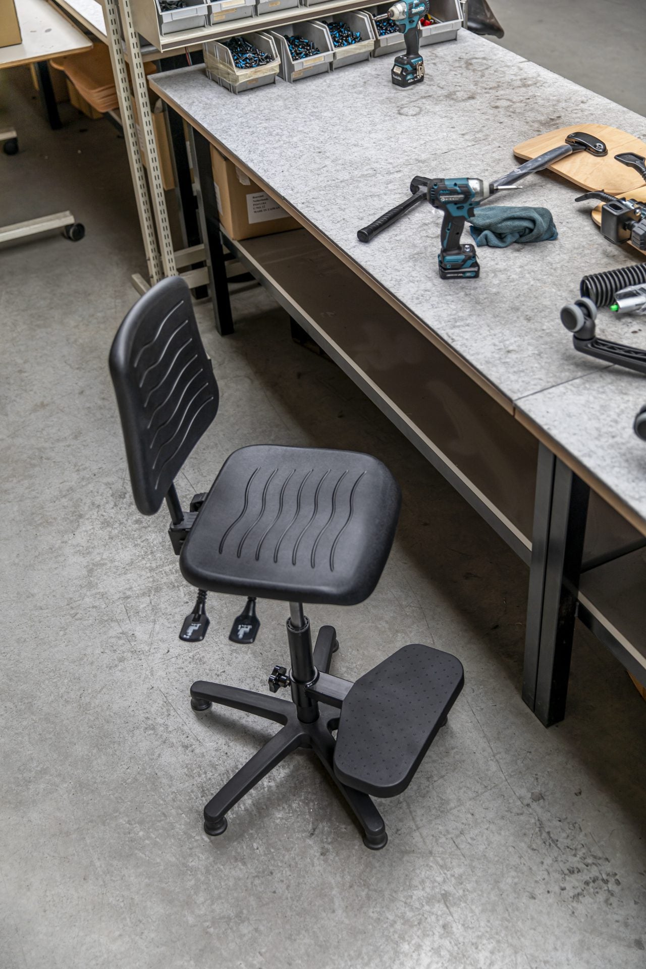 Werkstoel type GM267 | GM Serie | Zwart