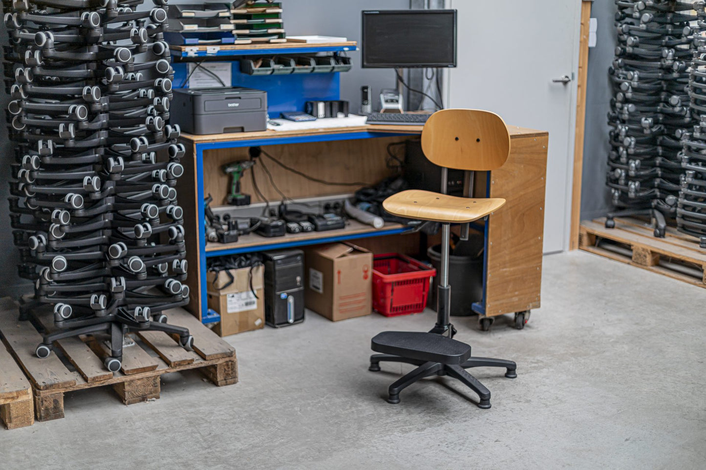 Werkstoel type H267 | H Serie | Hout