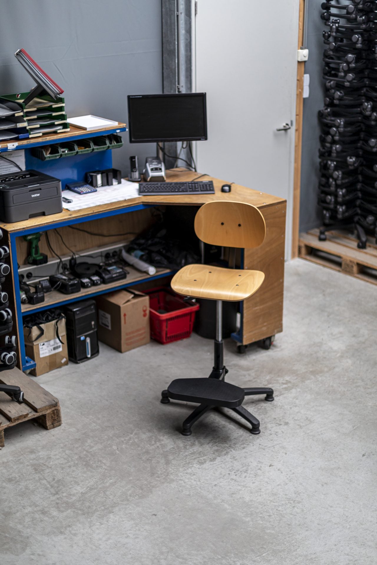 Werkstoel type H267 | H Serie | Hout