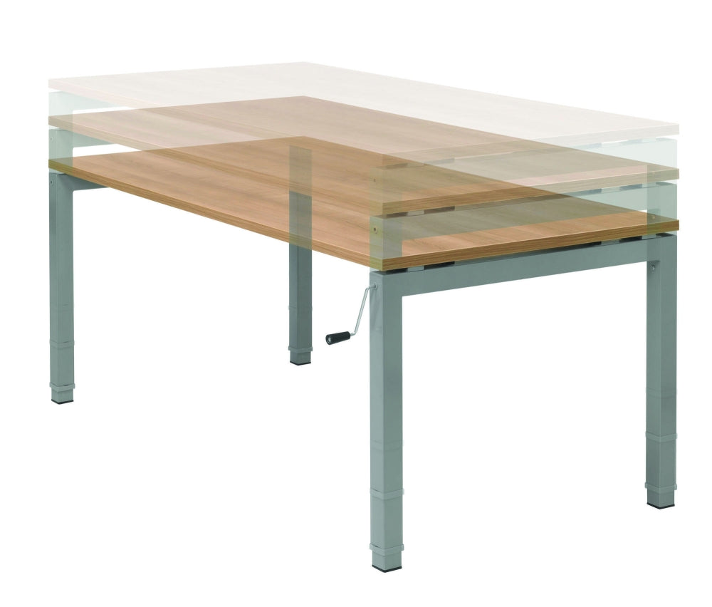 Slingerbureau Q-Bic | Hoogte Verstelbaar | 62 - 87 cm | Leverbaar in Diverse Kleuren en Afmetingen