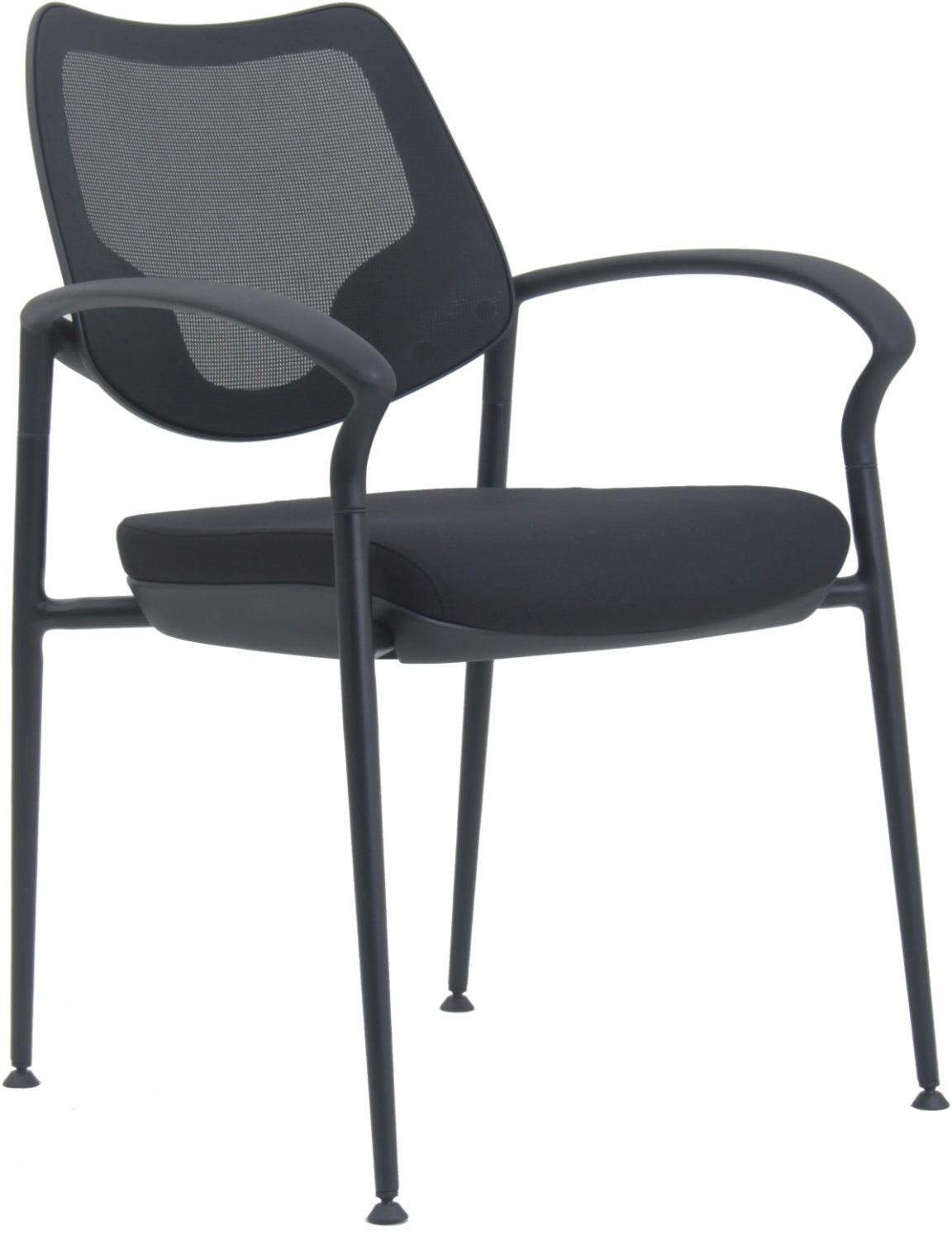 Vergaderstoel Curve | Zwart