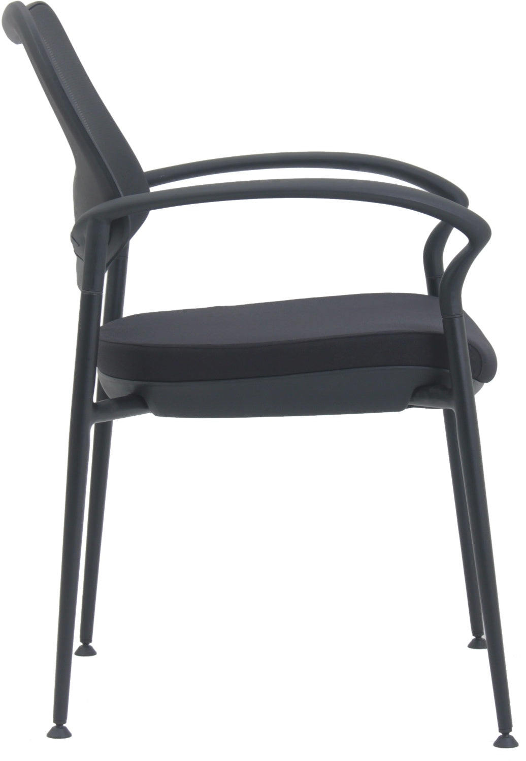 Vergaderstoel Curve | Zwart