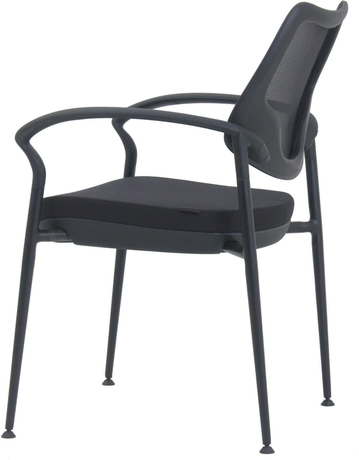 Vergaderstoel Curve | Zwart