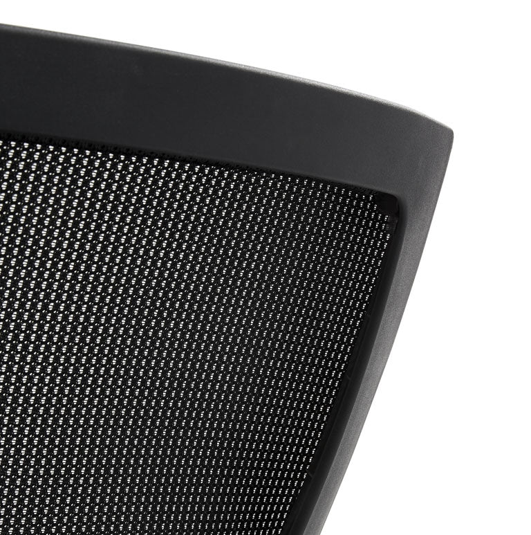 Vergaderstoel type 604 | Zwarte Netweave | Leverbaar in Diverse Kleuren