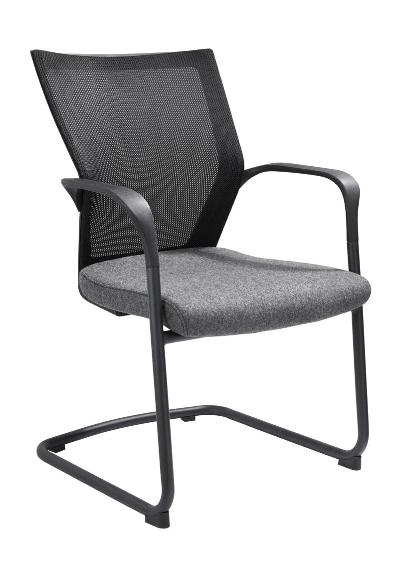 Vergaderstoel type 604 | Zwarte Netweave | Leverbaar in Diverse Kleuren