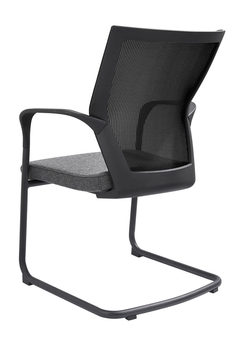 Vergaderstoel type 604 | Zwarte Netweave | Leverbaar in Diverse Kleuren