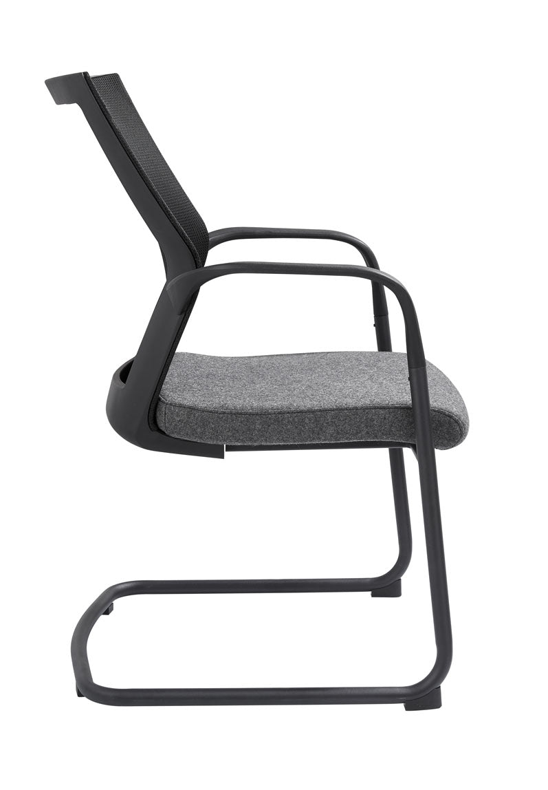 Vergaderstoel type 604 | Zwarte Netweave | Leverbaar in Diverse Kleuren