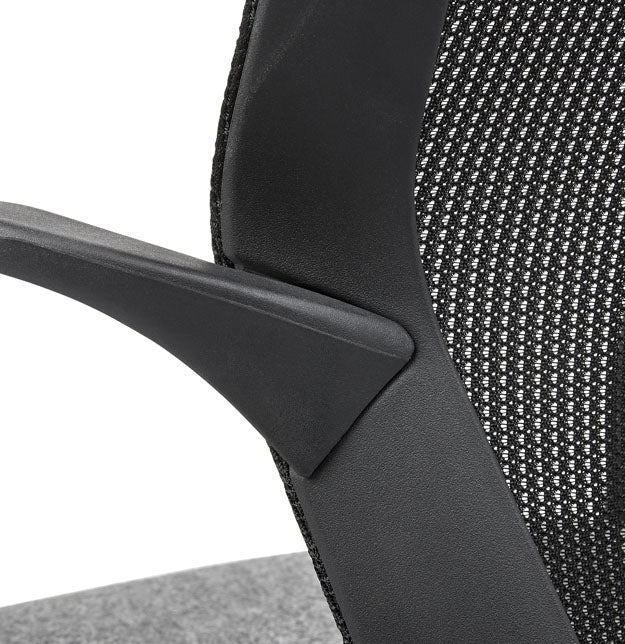 Vergaderstoel type 604 | Zwarte Netweave | Leverbaar in Diverse Kleuren