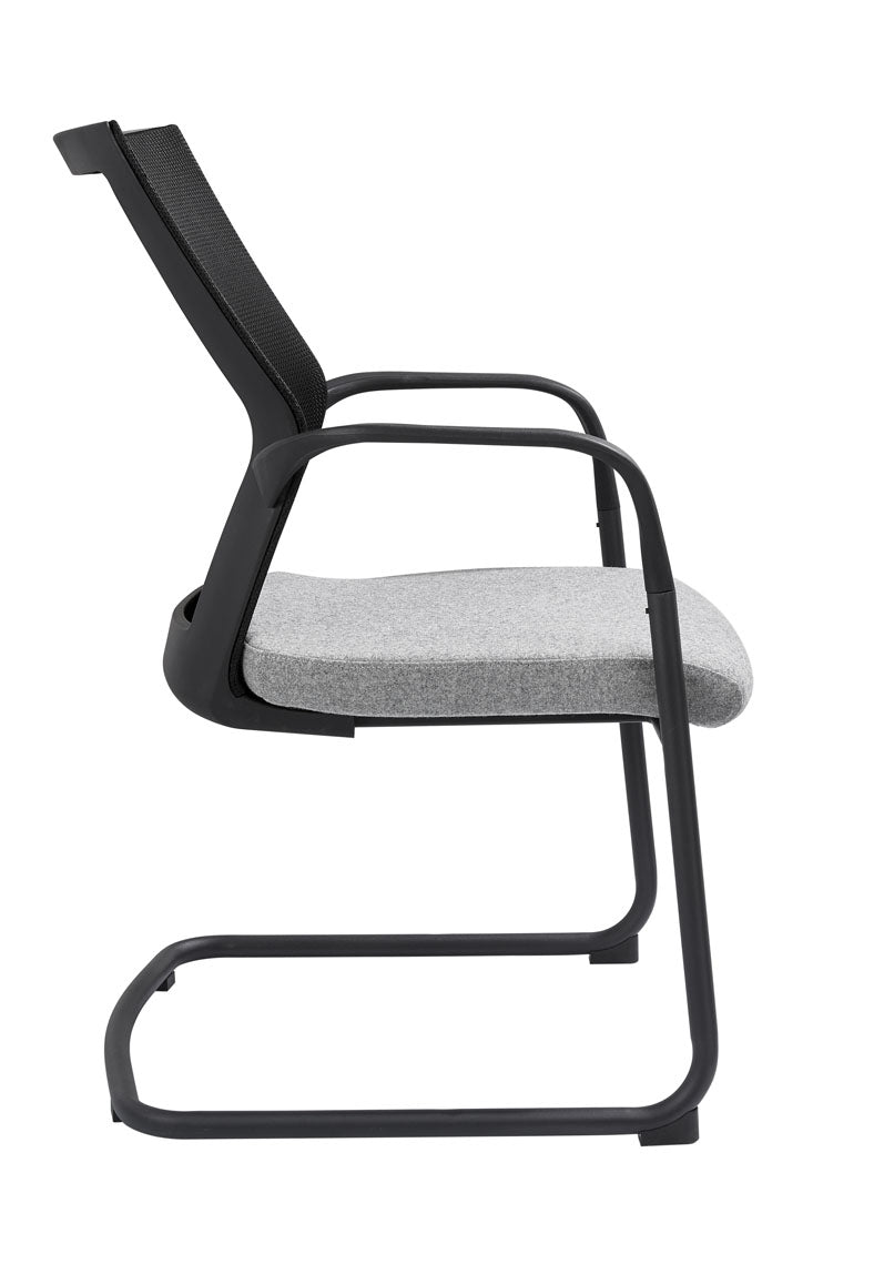 Vergaderstoel type 604 | Zwarte Netweave | Leverbaar in Diverse Kleuren