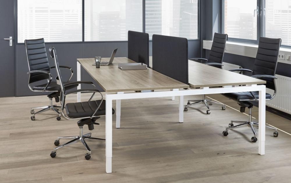 Bench Bureau Q-Bic | Hoogte Verstelbaar | 62 - 85 cm | Leverbaar in Diverse Kleuren en Afmetingen