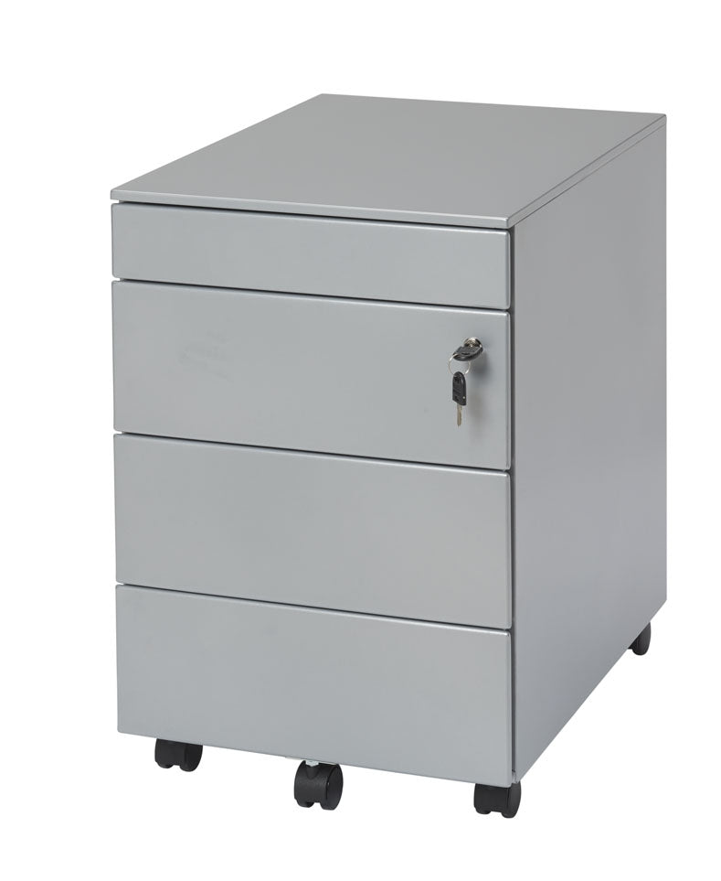 Verrijdbaar Ladeblok | 61 x 42 x 58 cm | 4 Lades | Leverbaar In Diverse Kleuren
