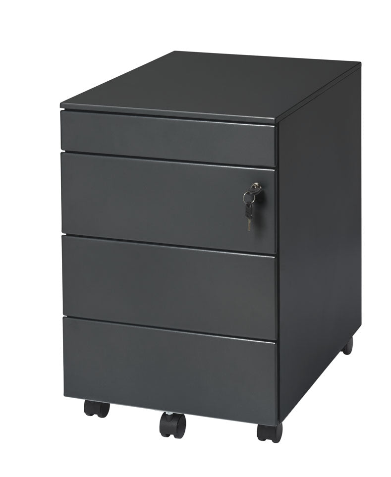 Verrijdbaar Ladeblok | 61 x 42 x 58 cm | 4 Lades | Leverbaar In Diverse Kleuren