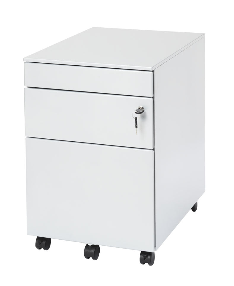 Verrijdbaar Ladeblok | 61 x 42 x 58 cm | 3 Lades | Leverbaar In Diverse Kleuren
