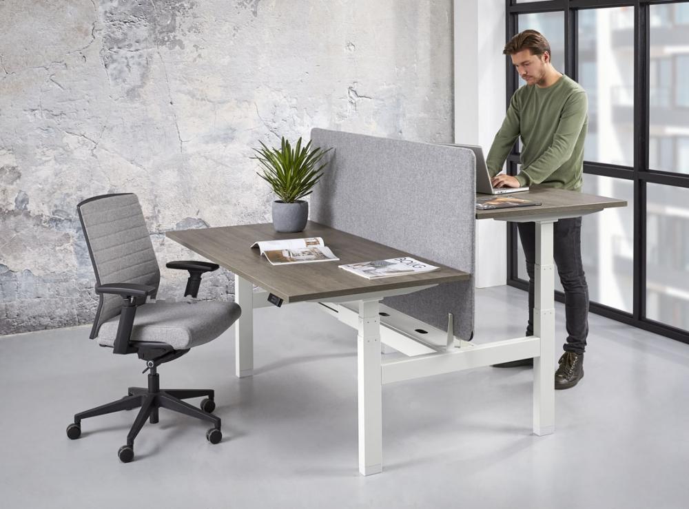 Zit-sta Duo Bureau Professional Line | Elektrisch | 65 - 130 cm