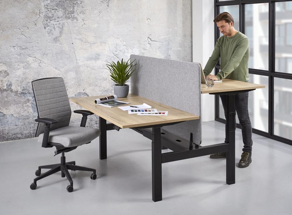 Zit-sta Duo Bureau Professional Line | Elektrisch | 65 - 130 cm