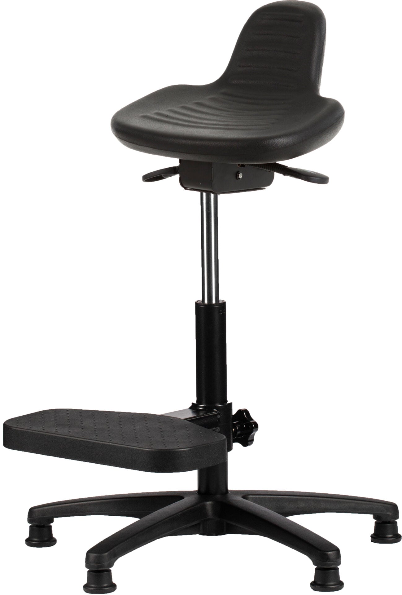 Stahulp type P1-267 | P1 Serie | Zit-Sta Kruk | Zwart