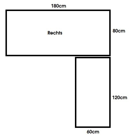 Zit-sta Hoekbureau Professional Line | Elektrisch | 65 - 130 cm