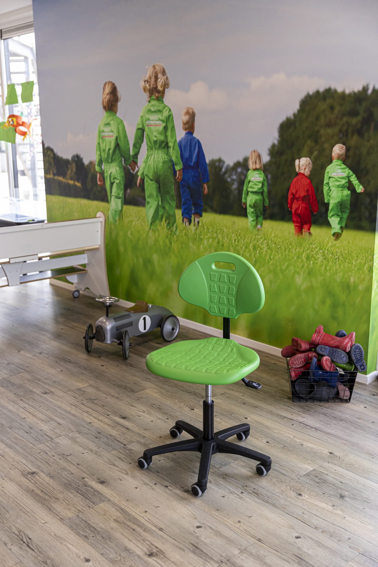 Werkstoel type TEZ160 | TEZ Serie | Leverbaar in Diverse Kleuren
