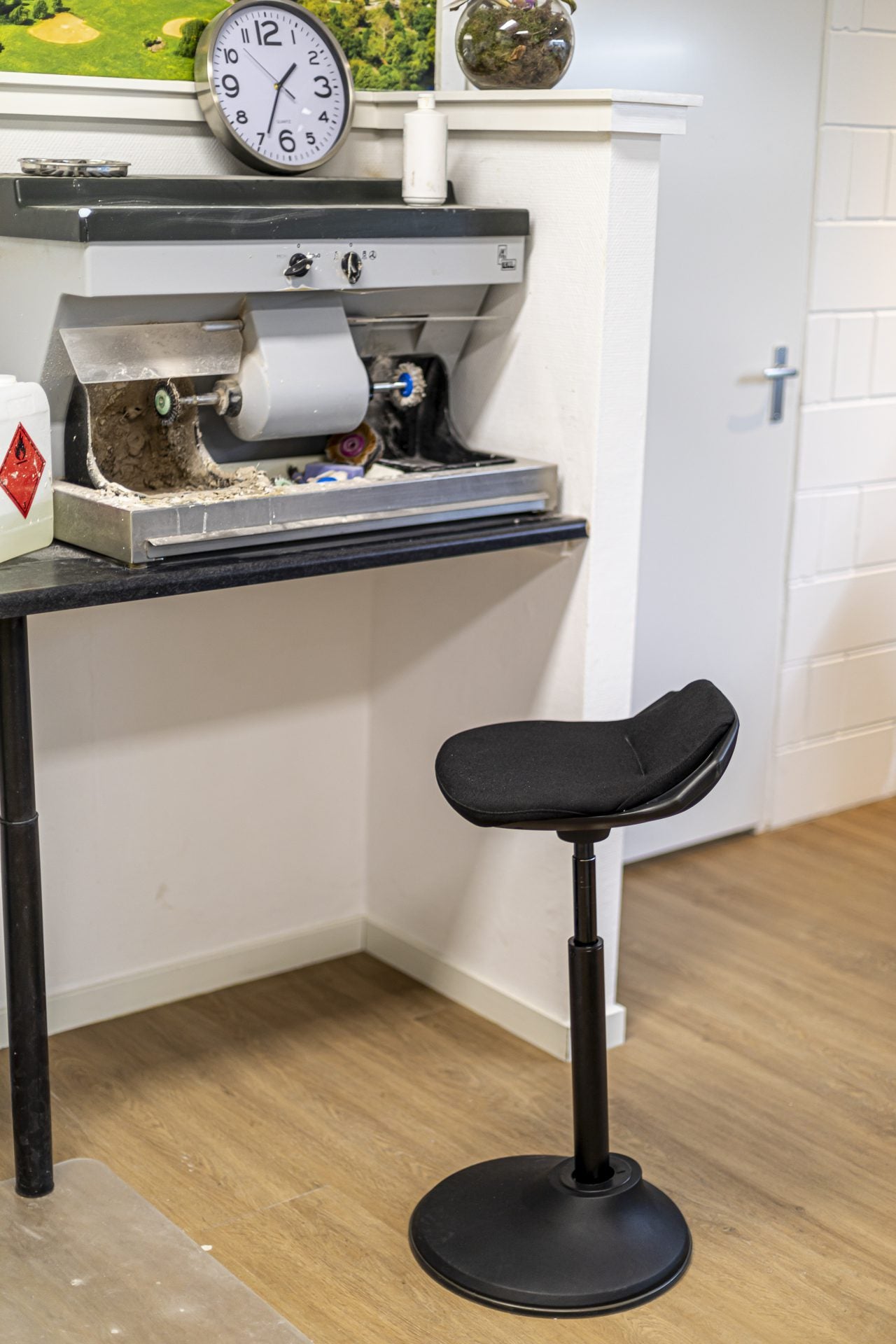 Stahulp type ST200 | S Serie | Zit-Sta Kruk | Zwart