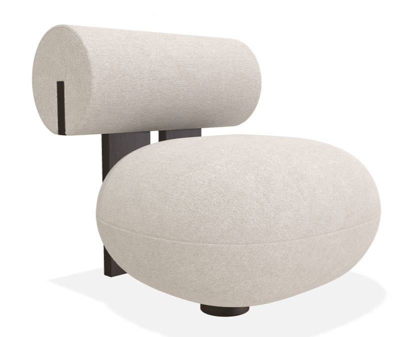 Norr11 Hippo Lounge Chair Design Fauteuil | Lounge Stoel | Crème