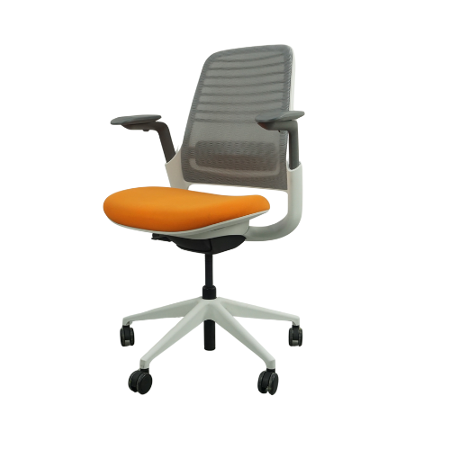 Steelcase Series 1 Bureaustoel | Ergonomisch | Oranje