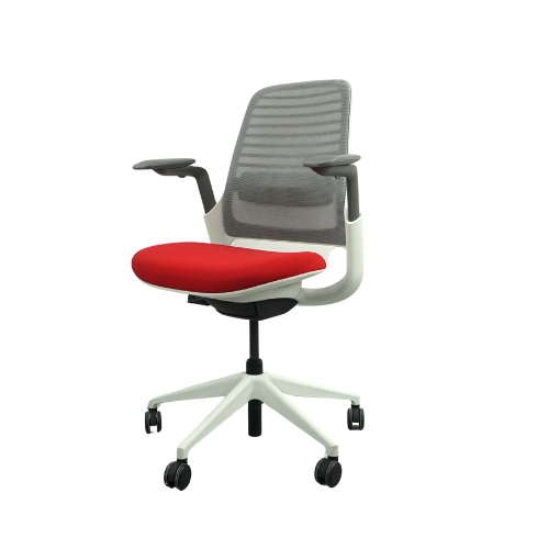 Steelcase Series 1 Bureaustoel | Ergonomisch | Rood