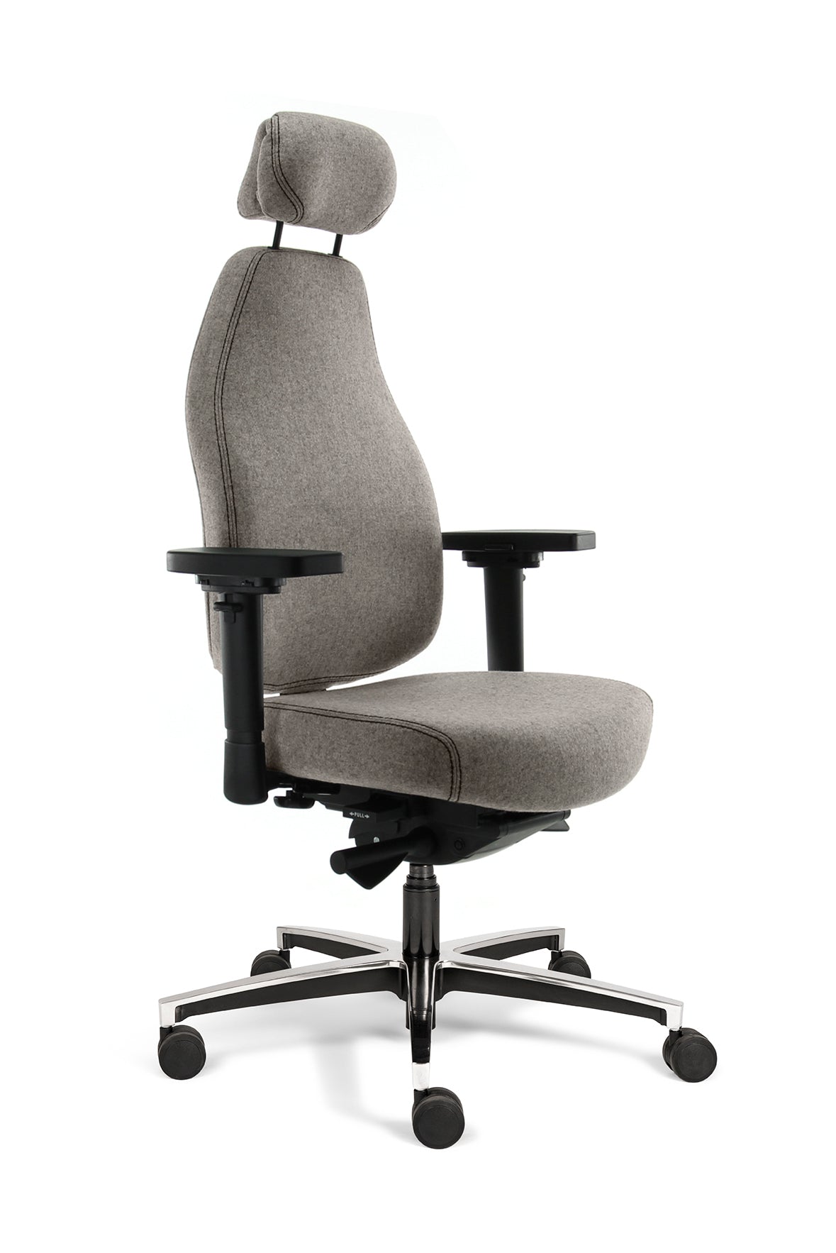 Bureaustoel Therapod X HR | Ergonomisch | Wolvilt | Leverbaar in Diverse Kleuren