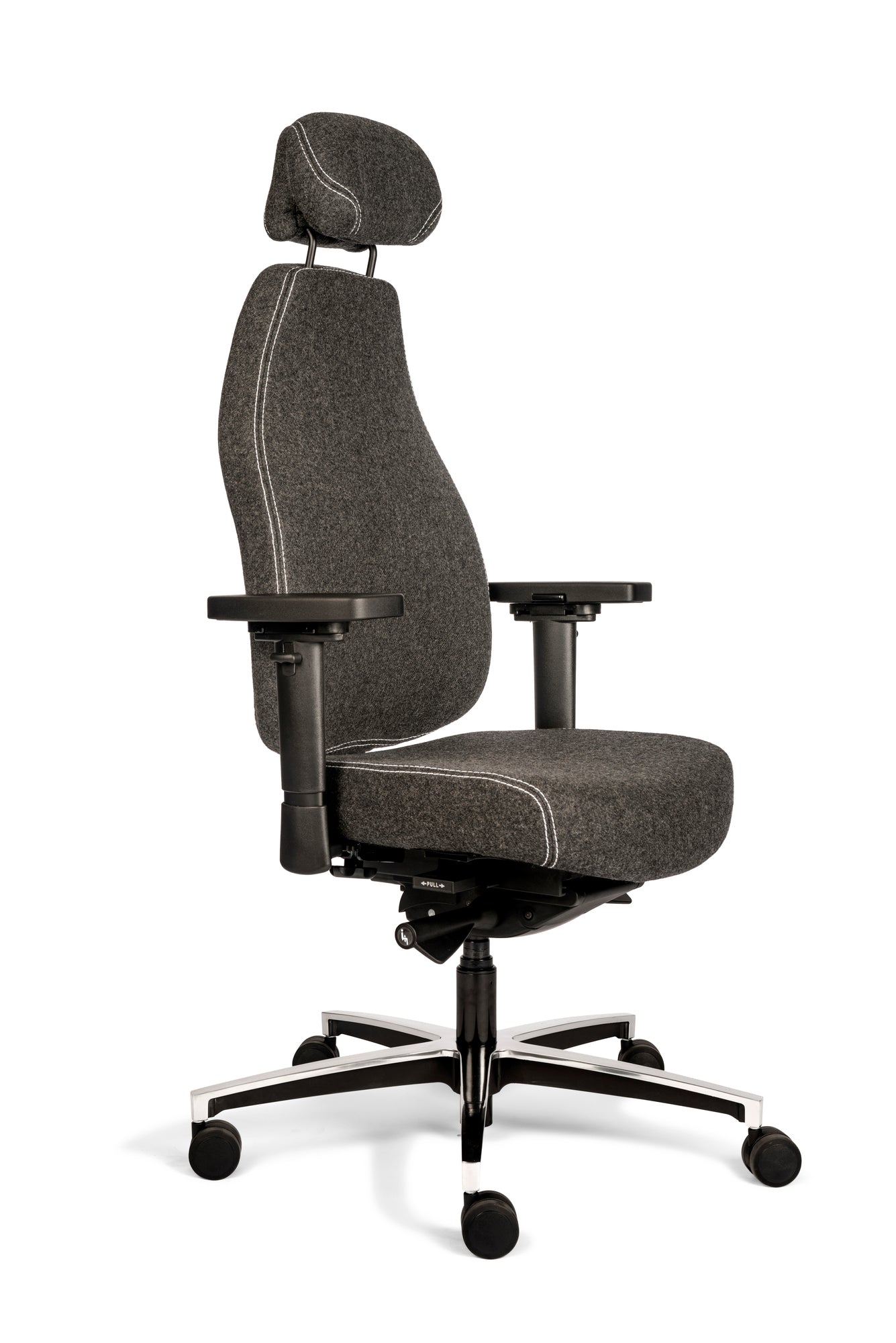 Bureaustoel Therapod X HR | Ergonomisch | Wolvilt | Leverbaar in Diverse Kleuren
