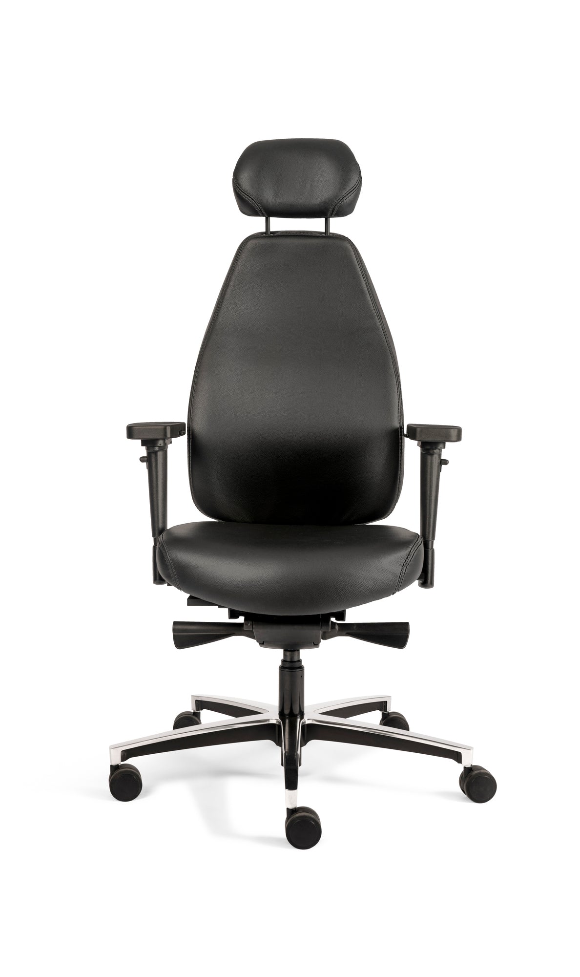 Bureaustoel Therapod X HR | Ergonomisch | Zwart Leer