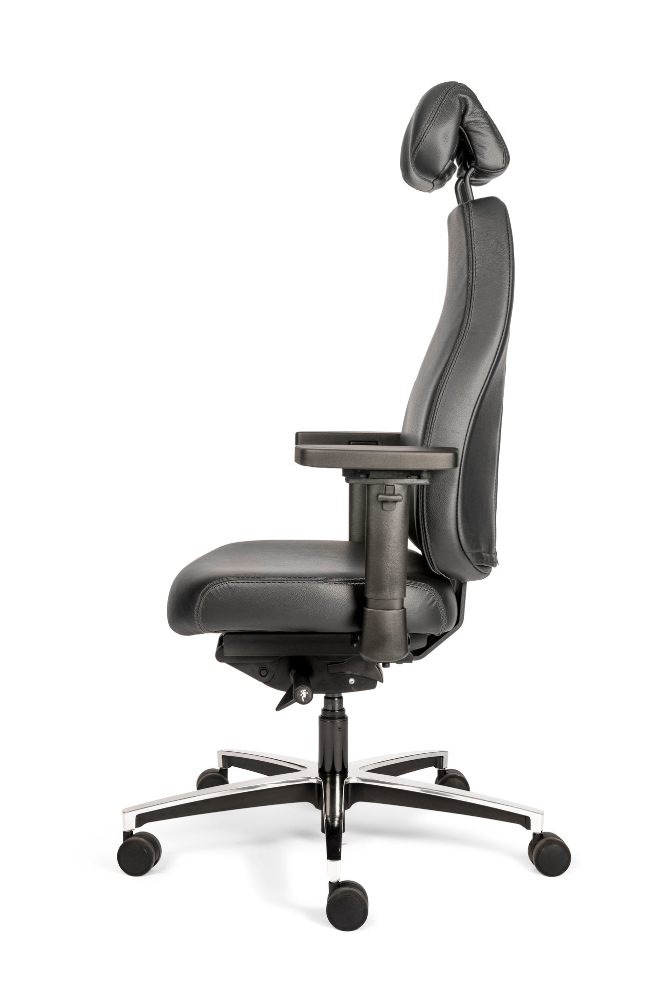 Bureaustoel Therapod X HR | Ergonomisch | Zwart Leer