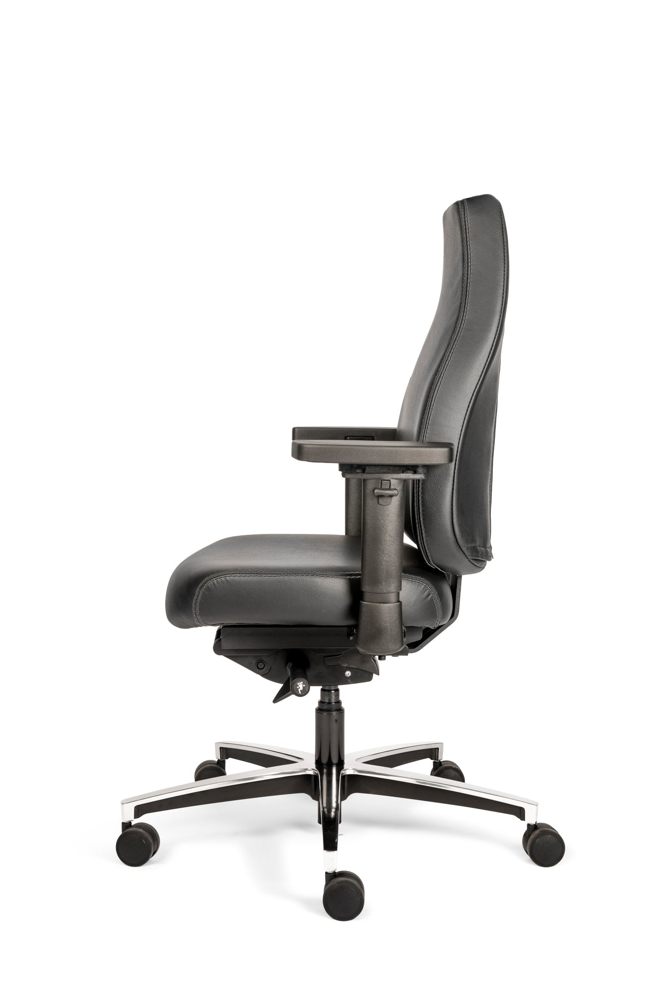 Bureaustoel Therapod X Standaard | Ergonomisch | Zwart Leer