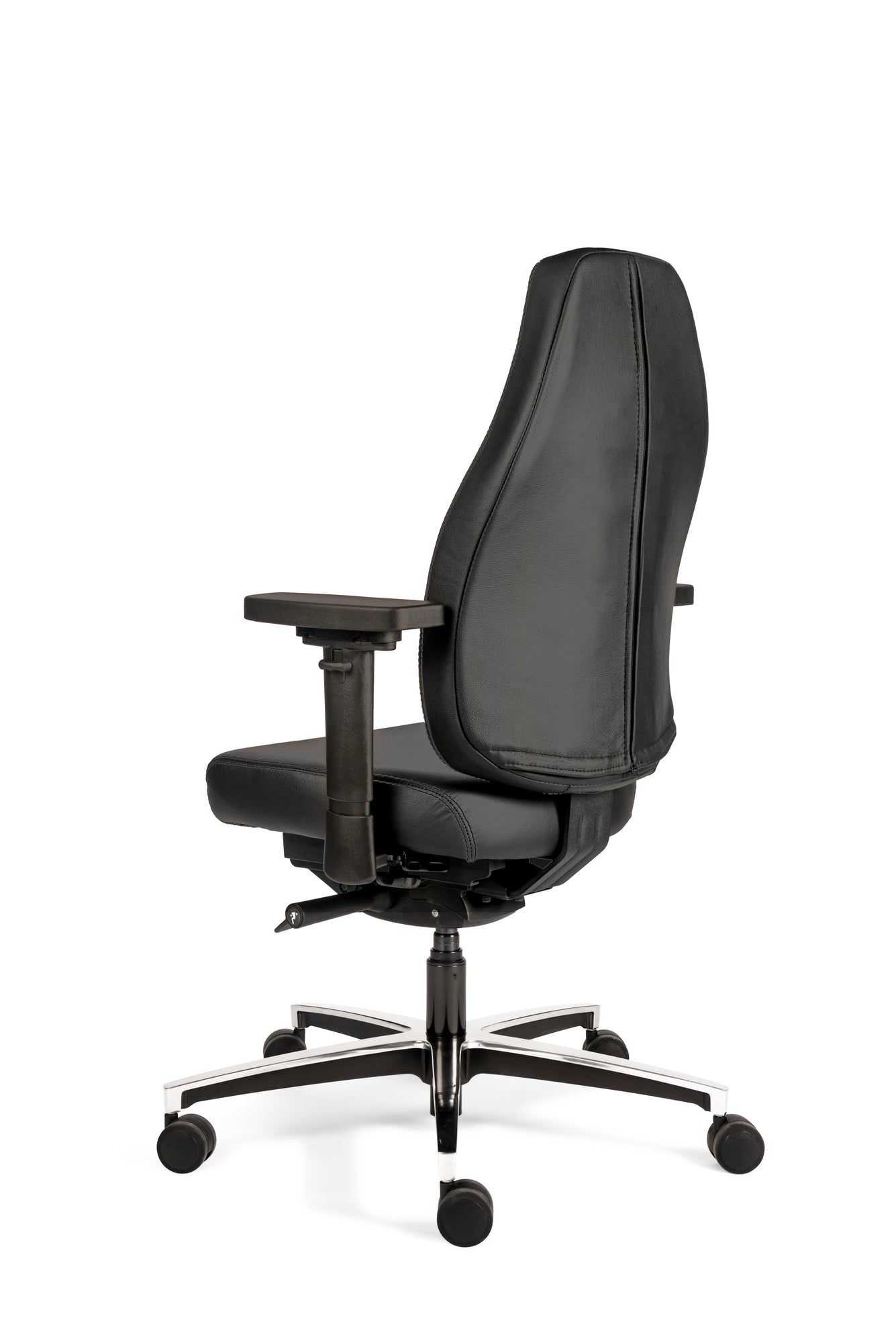 Bureaustoel Therapod X Standaard | Ergonomisch | Zwart Leer