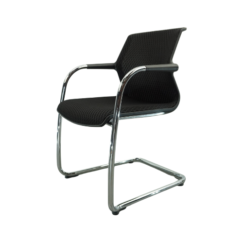 Vitra Unix Vergaderstoel | Conferentiestoel | Zwart