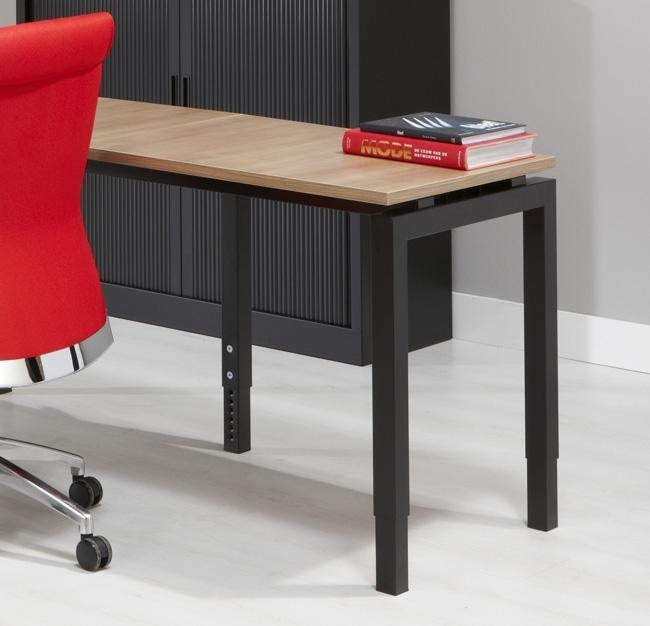 Bureau Q-Bic Aanbouwelement | Hoogte Verstelbaar | 62 - 85 cm | Leverbaar in Diverse Kleuren en Afmetingen