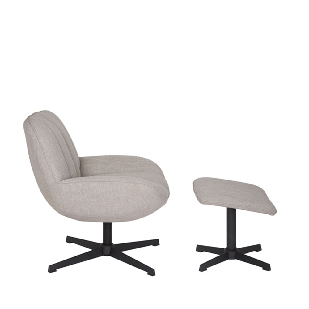 Fauteuil Santa + Hocker | Leverbaar in Diverse Kleuren
