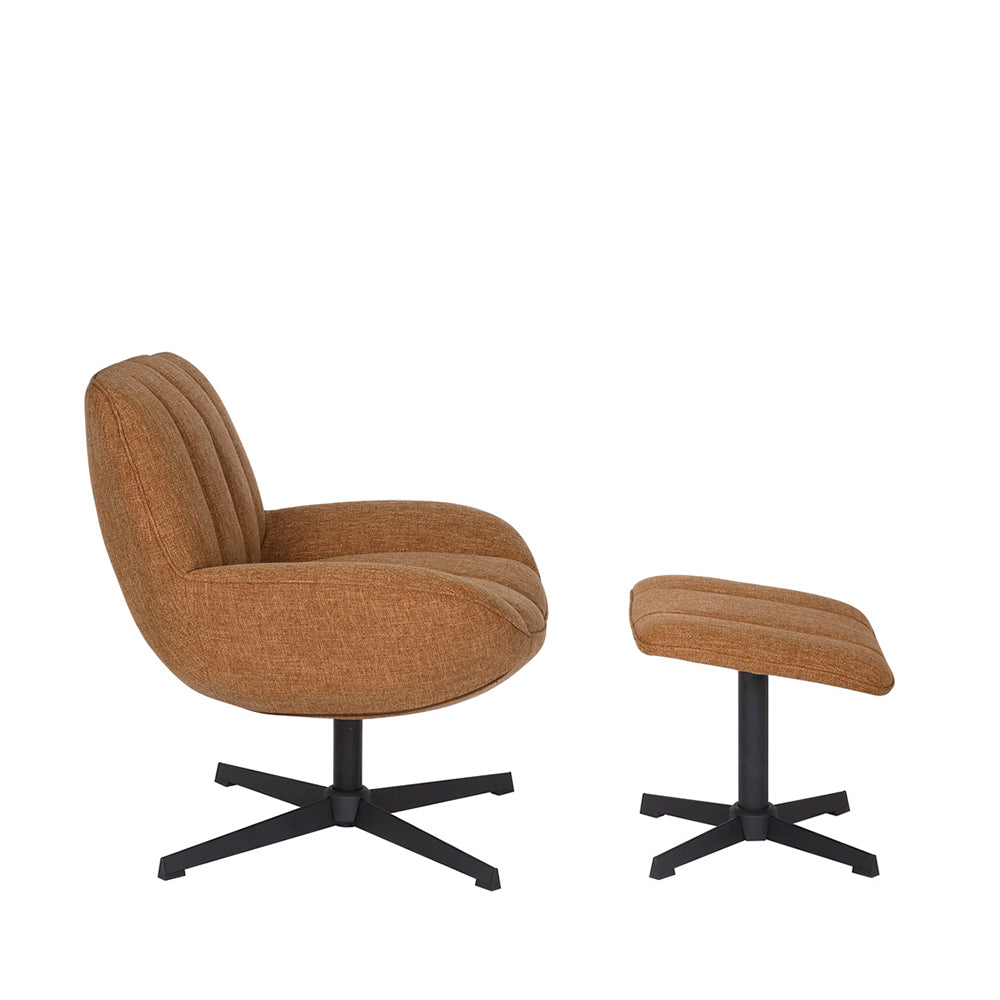 Fauteuil Santa + Hocker | Leverbaar in Diverse Kleuren
