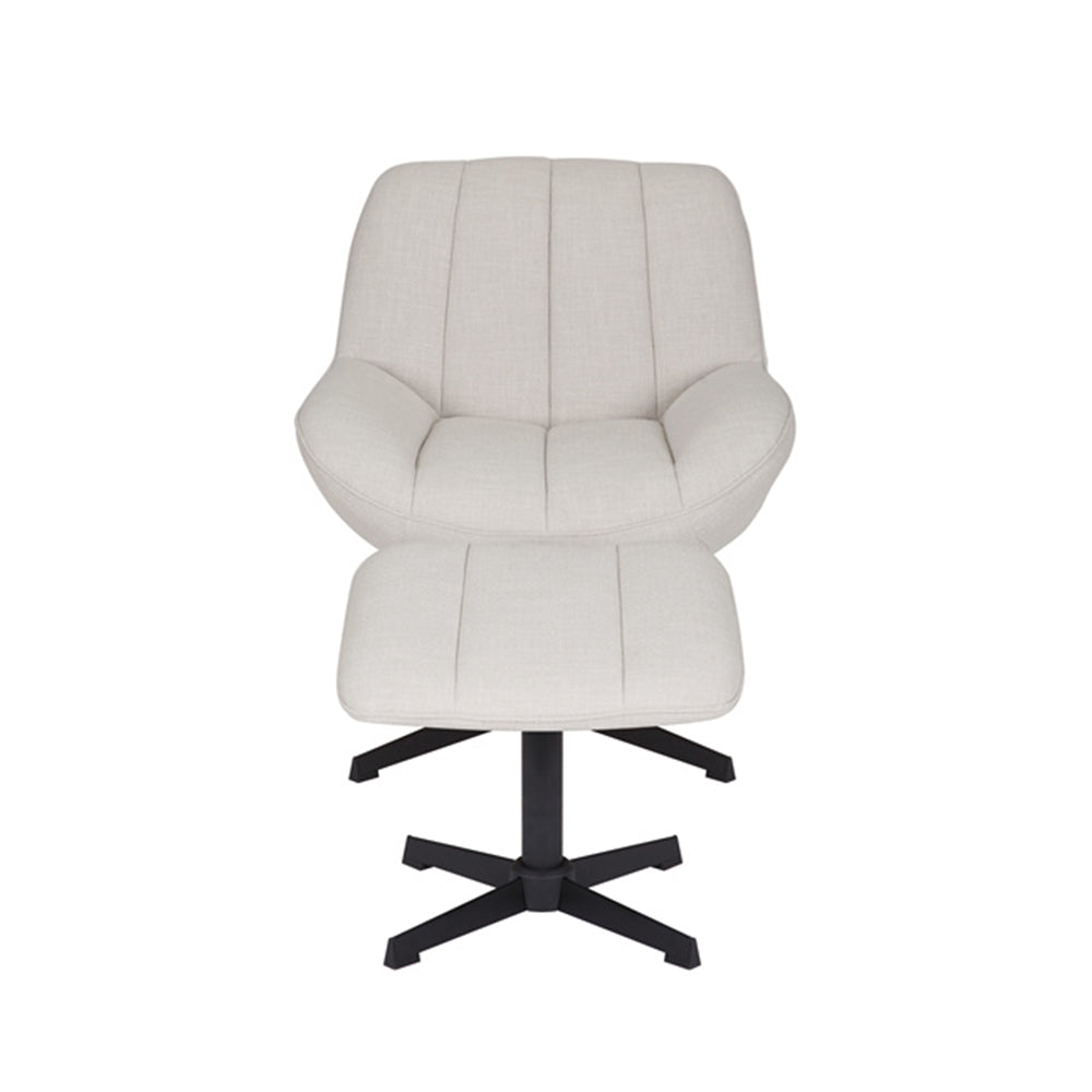 Fauteuil Santa + Hocker | Leverbaar in Diverse Kleuren