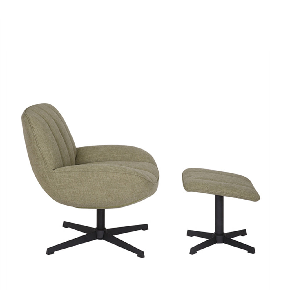 Fauteuil Santa + Hocker | Leverbaar in Diverse Kleuren