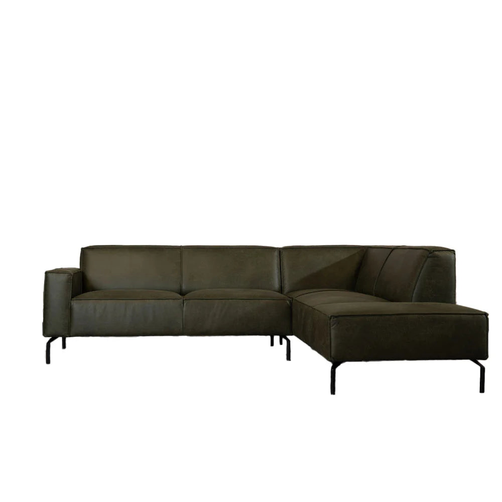 Loungebank Kansas | Hoekbank | Eco-Leder | Leverbaar in Diverse Kleuren