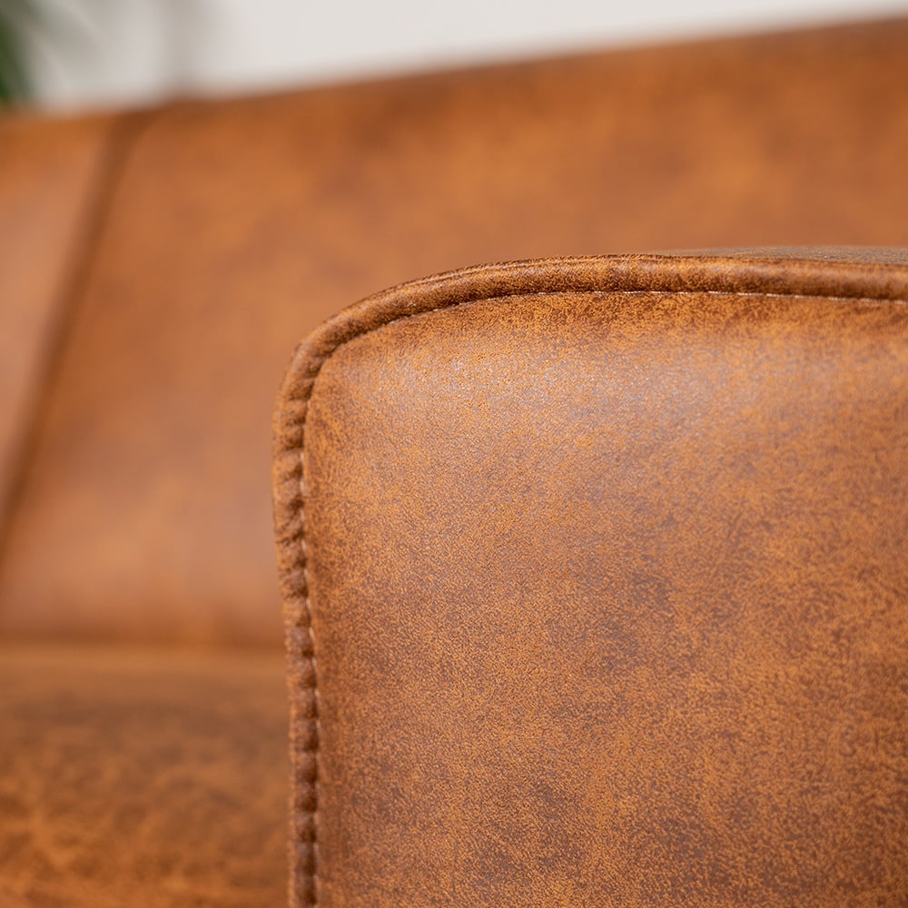 Loungebank Vegas | 2,5-zits | Eco-Leder | Leverbaar in Diverse Kleuren