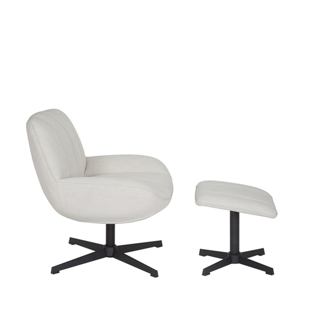 Fauteuil Santa + Hocker | Leverbaar in Diverse Kleuren
